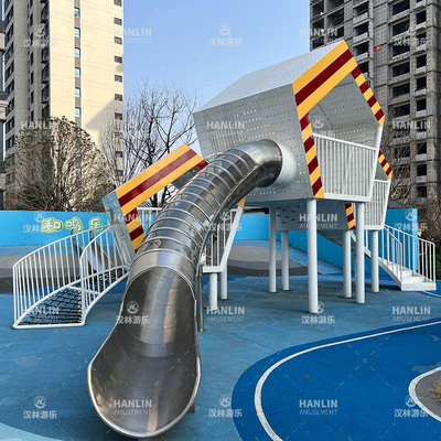 非标定制游乐设备儿童游乐设备不锈钢滑梯组合滑梯厂家