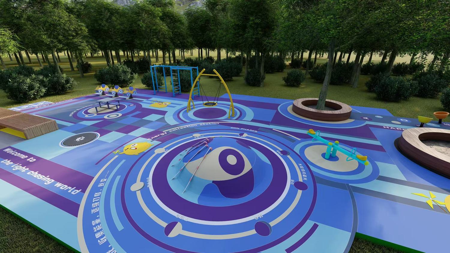 漢林游樂設(shè)備效果圖