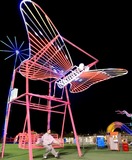 景区地产公园商超无动力游乐设备蝴蝶秋千