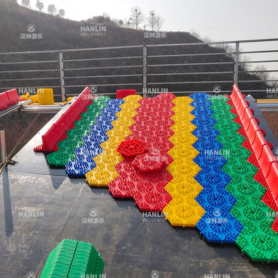 户外儿童游乐设备七彩滑道七彩旱滑彩虹滑道