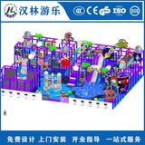【太空风格】2019产地货源热卖亲子乐园蹦床厂家百万海洋球嘉年华定制