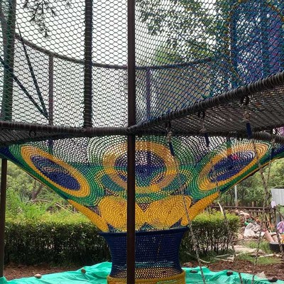 户外无动力游乐设备丛林魔网绳网乐园爬网