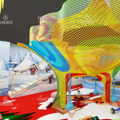 無動力游樂設備彩虹繩網/叢林魔網/彩虹樹