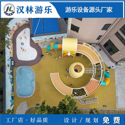 户外儿童游乐设施幼儿园游乐设备组合滑梯幼教体育设施不锈钢滑梯