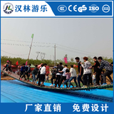 摇啊笑啊网红同款摇摆桥晃荡桥吊桥水上木桥户外大型游乐拓展热销