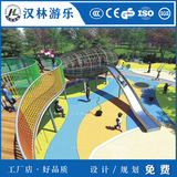 大型户外非标无动力设施主题公园不锈钢滑梯定制厂家