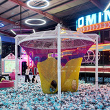 无动力绳网游乐设备彩虹树